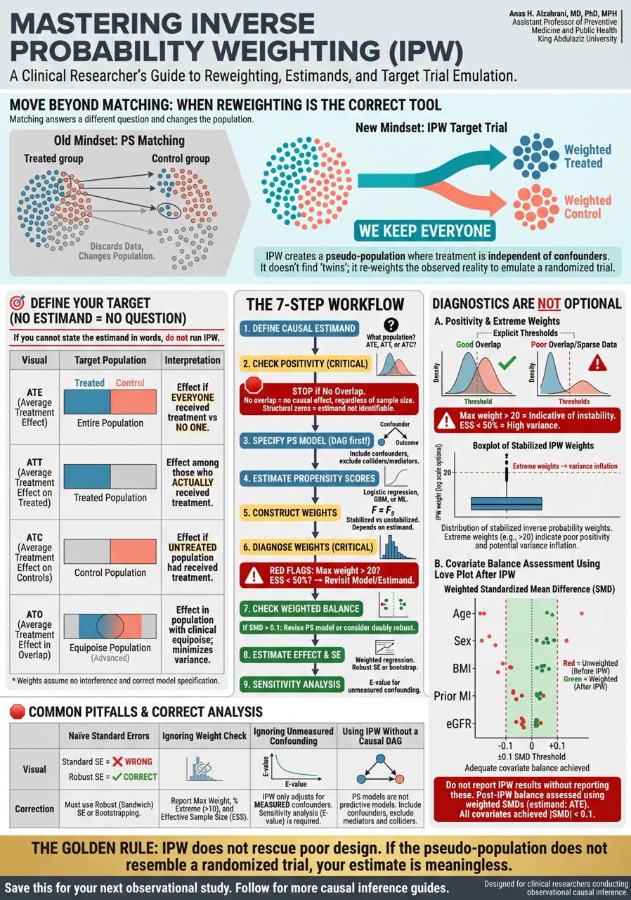 Inverse Probability Weighting Visual Guide