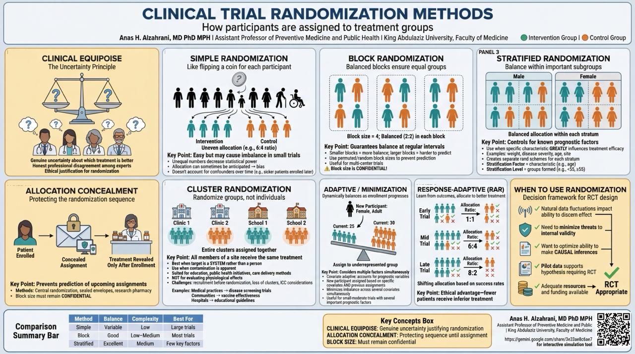 Clinical Trial Randomization Visual Guide